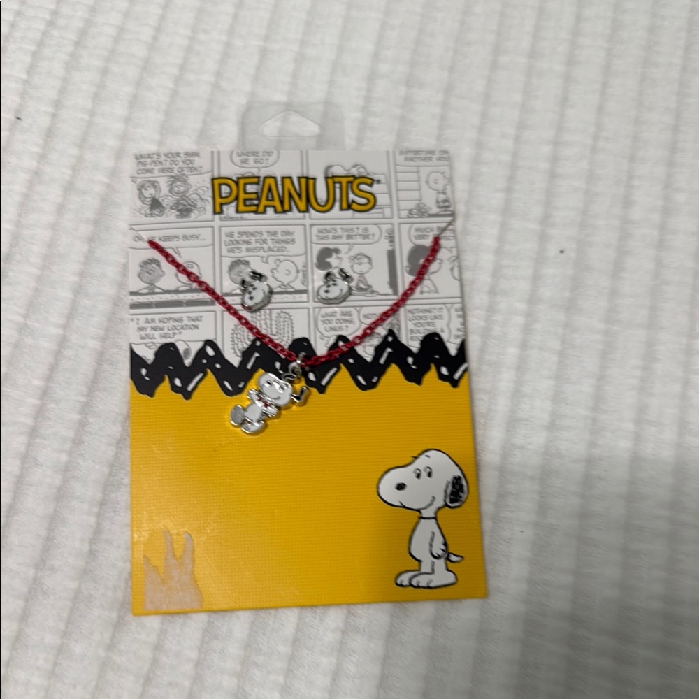 Peanuts Red and Silver Jewelry Collection